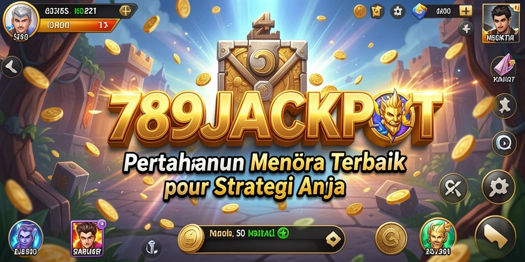 Gameplay menegangkan dari 789JACKPOT dengan menara pertahanan strategis.