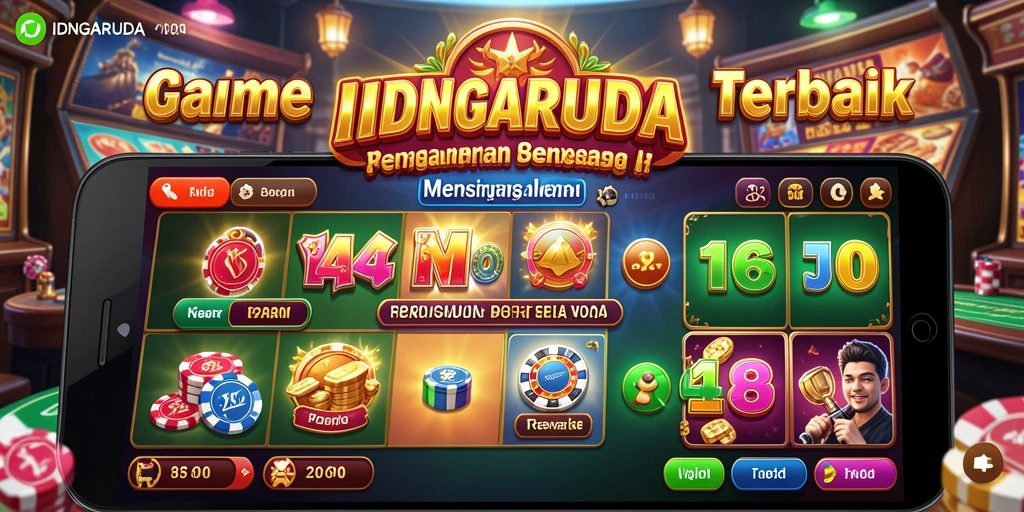 Tampilan menakjubkan dari gameplay kasino IDNGARUDA.