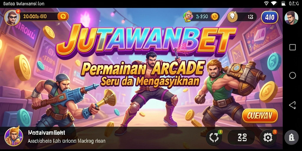 Tampilan menakjubkan dari gameplay JUTAWANBET yang penuh aksi.