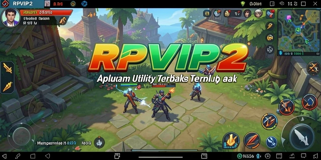 Tampilan aplikasi RPVIP2 dengan fitur Utility yang inovatif.