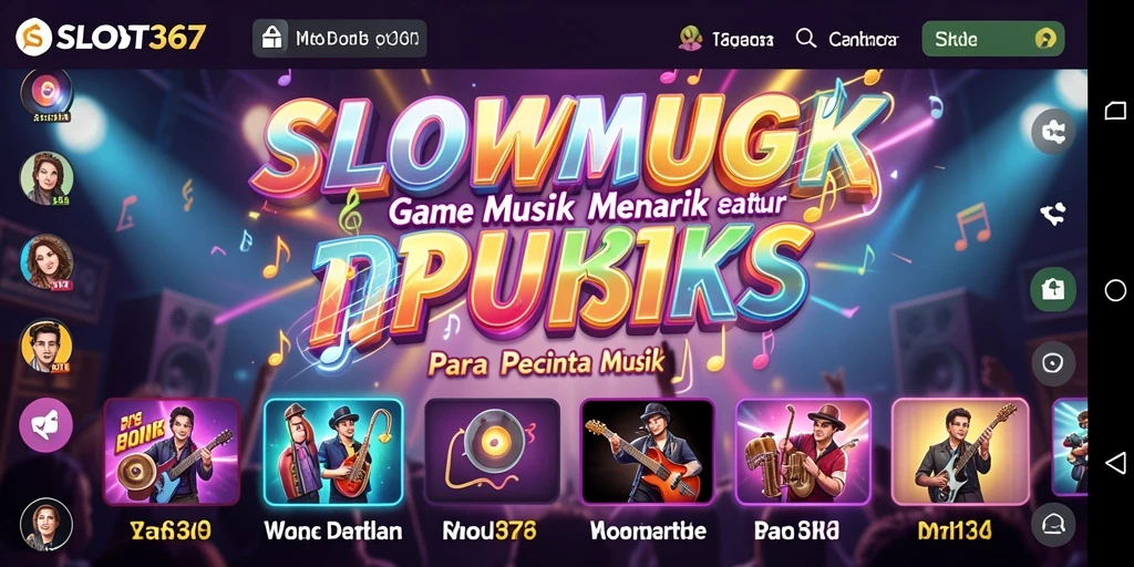 Screenshot menunjukkan gameplay musik yang mengasyikkan di SLOT367.